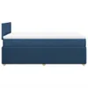 Boxspringbett mit Matratze Blau 120x200 cm Stoff Produktbild-Vorschau 5