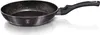A black frying pan with a speckled interior and a black handle is shown on a white background. Voir les images du produit