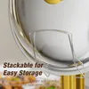 WARMOUNTS Chafing Dish 4er Set 6,5QT Buffet Warmhalter aus Produktbild-Vorschau 9