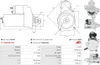 Startmotor 12V, 1,1 kW, geschikt voor Opel/Vauxhall Astra, Productafbeelding-voorbeeld 6