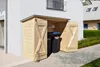 Fahrrad- und Mülltonnenbox, natur B x T x H 219 x 100 x 151 Produktbild-Vorschau 2