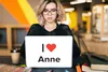 MuchoWow® Laptop Aufkleber Sticker Cover Ich liebe - Anne - Produktbild-Vorschau 5