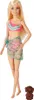 A Barbie doll wearing a bikini and sarong, with a small dog accessory. Náhľad obrázku produktu