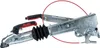 A trailer coupling device with a brake mechanism and a safety cable. Náhľad obrázku produktu