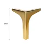 A single gold furniture leg with a measurement indicator. Produktbild-Vorschau