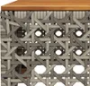 10-tlg. Garten-Sofagarnitur mit Kissen Grau Poly Rattan Produktbild-Vorschau 7