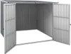 vidaXL Gerätehaus Grau 195x198x159 cm Verzinkter Stahl Produktbild-Vorschau 12