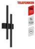 Applique da esterno a LED a 2 luci IP44 4 W nero Anteprima dell’immagine prodotto 2