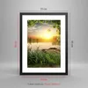 Gerahmtes Poster - Schwarzer Rahmen - Brücke See - 30x40 cm Produktbild-Vorschau 5