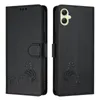 Leder Hülle für Samsung Galaxy A05 Süße Katze Flip Case Produktbild-Vorschau 2