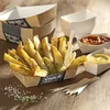 50 Pommes-Frites-Trays pure 3,8 cm x 8,5 cm x 15,5 cm Good Produktbild-Vorschau 2