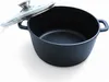 Relaxdays Schmortopf, mit Glasdeckel, antihaft, Kochtopf Produktbild-Vorschau 1