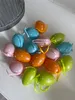 Ostereier Kunststoff mit Punkten, 6cm, 8 Stück Produktbild-Vorschau 3