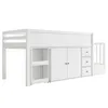 Flieks Lit superposé 90x200cm avec bureau extensible, lit Voir les images du produit 7