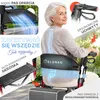 Składany wózek inwalidzki ELONEO Premium, bardzo lekki, z Podgląd zdjęcia produktu 4