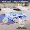 Stolik kawowy UnboxG 78×78×43 cm biały, kwadratowy stolik z Podgląd zdjęcia produktu 8