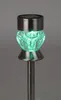 A close-up studio shot of a solar garden stake light. Produktbild-Vorschau
