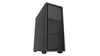A black computer tower case is shown against a white background. Produktbild-Vorschau