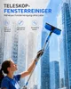 Teleskop-Fensterreiniger 4,5 m, 5-in-1 mit 180°-Kopf Productafbeelding-voorbeeld