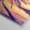 Bilder auf glas - Meer Strand Palme - 50x50cm - Glasbilder Produktbild-Vorschau 5