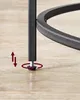 Close-up of a table leg with an adjustable foot. Náhled obrázku produktu