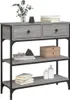 vidaXL Konzolový stolek Grey Sonoma 72,5x25x75 cm Dřevěné Náhled obrázku produktu 3