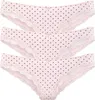 LASCANA Brasilslip rosa-uni, gepunktet, gestreift Größe Produktbild-Vorschau 1