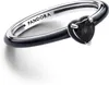 Black Chakra Heart Ring aus 925er Silber mit Emaille von Produktbild-Vorschau 3