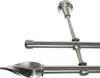 Gardinenstange Set Edelstahl Look Metall Ø 16mm zur Produktbild-Vorschau 1