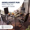 CASARIA® Gartenstühle 2er Set Klappbar Gepolstert Alu 8- Produktbild-Vorschau 6