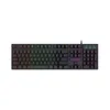 2x RGB LED Gaming QWERTZ Tastatur Schwarz USB Keyboard Produktbild-Vorschau 2