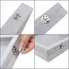 Belle Vous Jewelry Organizer Ohrringe Schmuckkasten Grau, Produktbild-Vorschau 10