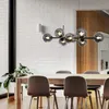 ZMH LED luce a sospensione 8 fiamma tavolo da pranzo luce a Anteprima dell’immagine prodotto 3