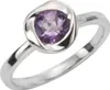 F Ring 925 weiß 056 (17,8) Amethyst rosa 390270032 Produktbild-Vorschau 1