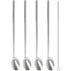 Excellent Houseware Rvs Rietjes Met Lepel 4 Stuks + Produktbild-Vorschau 4