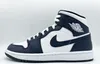 Air Jordan 1 Mid White Metallic Gold Obsidian - EU: 42.5 Produktbild-Vorschau 2