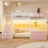 Lit superposé Merax 90 x 200 cm avec armoire de rangement, Voir les images du produit 2