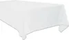 Tischdecke Eckig 130 x 220 cm Weiß Unifarben Polyester, Produktbild-Vorschau 1