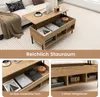 A living room scene with a coffee table that has a lift-top feature and storage compartments. Anteprima dell’immagine prodotto