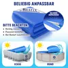 HAFIX Solarplane 600x400 cm Poolabdeckung Rechteckig – 120µ Produktbild-Vorschau 3