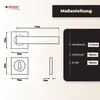 DOMINO Türgriff Drückergarnitur BB-Buntbart Set | mit Produktbild-Vorschau 7
