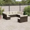 An outdoor patio setting with a modular sofa set. Podgląd zdjęcia produktu