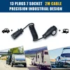 CCLIFE 2,0 m, adaptateur 13 broches vers 7 broches, câble Voir les images du produit 5