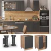 Küchenunterschrank Vicco Fame-Line Anthrazit-Gold 60 cm Produktbild-Vorschau 4