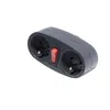 CHACON - Domino 2 x 16A-mit Schalter - 47005 Produktbild-Vorschau 1