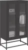 vidaXL Highboard Schwarz 68x39x123 cm Stahl Produktbild-Vorschau 1