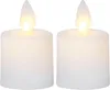 BEST SEASON 2 bougies LED Twinkle 4x6cm ivoire Voir les images du produit 4