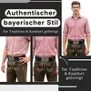 Traditioneller Herren-Ledergürtel mit verzierter Metallschnalle Produktbild-Vorschau