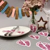Oblique Unique 10 Konfetti Baby Füßchen für Mädchen Baby Produktbild-Vorschau 4