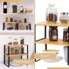 A collage of images showing kitchen organizers and storage jars. Produktbild-Vorschau